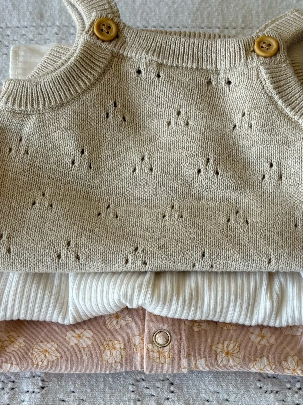 Baby Girl Newborn Bundle | Knit + Boutique Set | Jax and Lennon - Picture 2 of 9